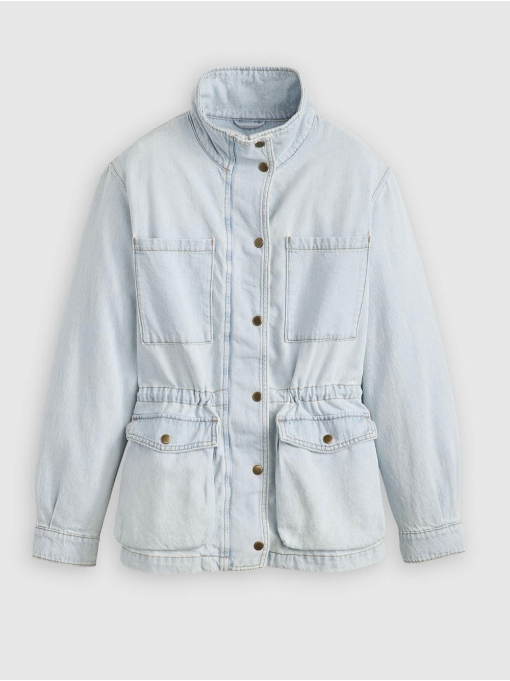 Levi's Light Blue Denim Jacket with Utility Pockets